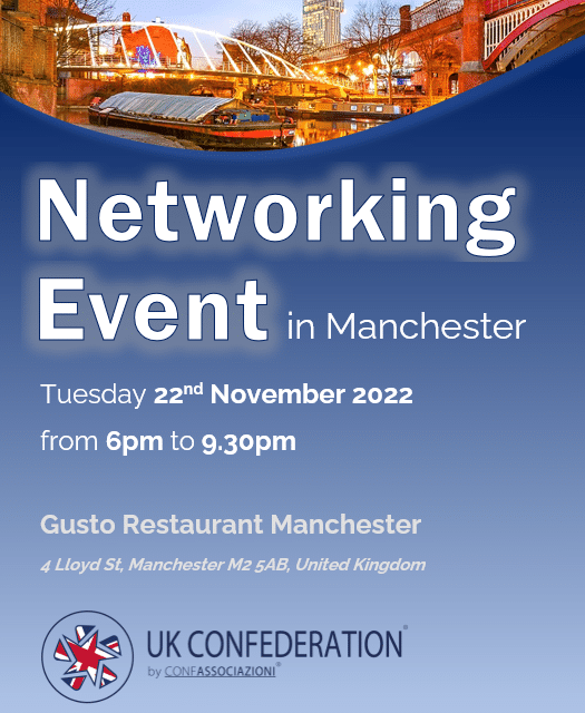 Networking Event in Manchester – Gusto Restaurant